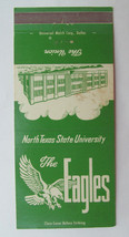 North Texas State University - The Eagles - 30 Strike Matchbook Cover Matchcover - £1.40 GBP