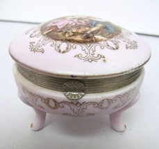 Norl EAN S Japan Trinket Box Jewelry Storage Porcelain Figural Hinged - £29.43 GBP