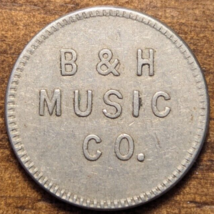 B &amp; H Music Co. Maverick Amusement Only - Found with Nebraska Tokens Texas? - £9.73 GBP