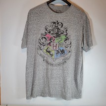 Harry Potter Shirt Mens 2XL Gray Short Sleeve Casual  - £10.26 GBP