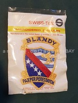 1960s vintage USS BLANDY EMBROIDERED PATCH swiss-tex NOS unopened - £22.40 GBP