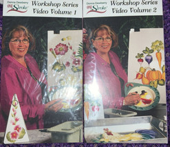 NEW SEALED Painting Workshop Series Vol 1-2 VHS One Stroke Donna Dewberry LOW $ - $16.61
