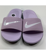 Nike NWOB girls kawa slide on purple sandals size 11 - £18.44 GBP