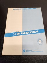 Mister Sandman by Pat Ballard Sheet Music from the 34 Hit Parade Extras ... - £6.93 GBP