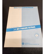 Mister Sandman by Pat Ballard Sheet Music from the 34 Hit Parade Extras ... - £6.93 GBP