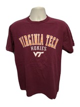 VT Virginia Tech Hokies Adult Large Burgundy TShirt - £14.21 GBP