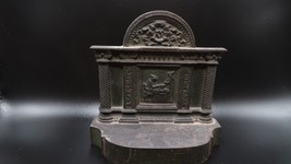Antique Iron Victorian Women Pillars Greek Revival Bookend 5 Inches - $188.22