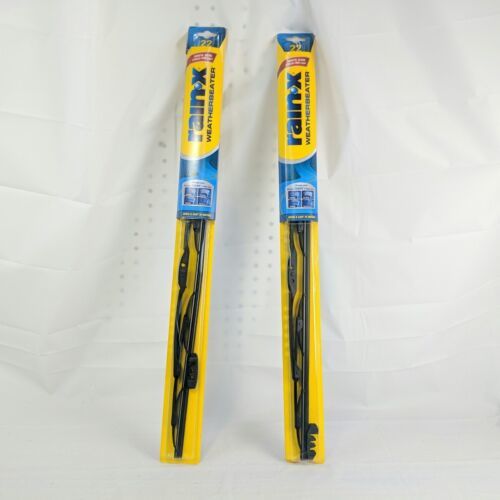 Primary image for 2x RainX 820149 Weatherbeater 22 Inch Framed J Hook Windshield Wiper Blades NOS