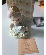Precious Moments 272558 I Think You&#39;re Just Divine Angel Figurine With Box - $15.00