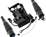 Pair Rear Air Shocks &amp; Compressor Kit For Escalade Suburban Tahoe Yukon ... - £175.22 GBP