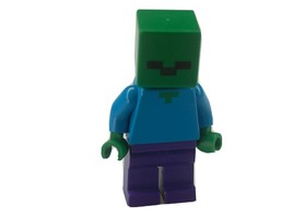 LEGO MiniFigure Minecraft Zombie figure - £2.32 GBP