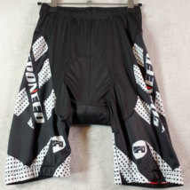 SPONEED Biker Shorts Mens Size Medium Black Dark Wash Logo Elastic Waist... - £13.96 GBP