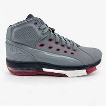 Jordan Ol&#39; School Cool Grey Gym Red Black White Mens Athletic Sneaker - £121.93 GBP