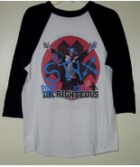 Styx Down With Dr. Righteous Concert Tour Raglan Shirt 1983 Single Stitc... - £298.74 GBP