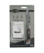 Schrade Old Timer Folding Hunter &amp; Deck of Cards - $32.07 CAD