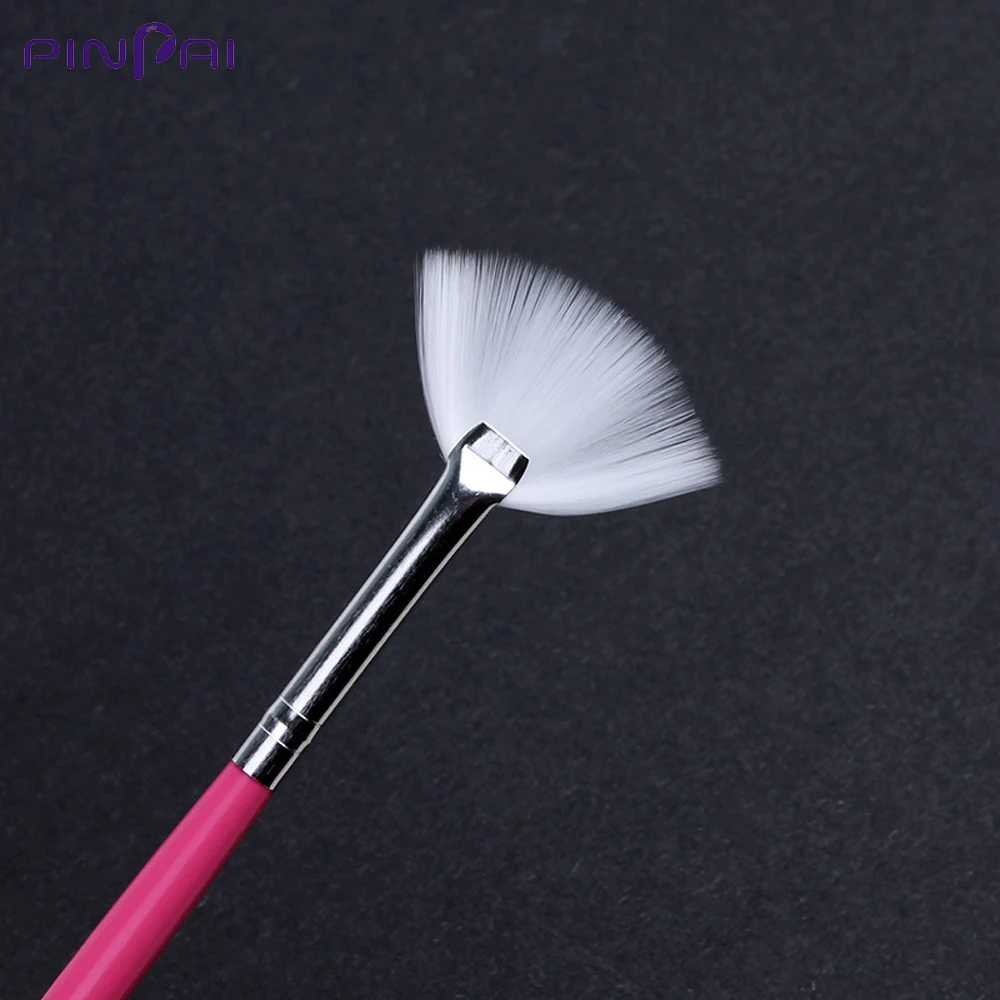 3 Pcs/Set Nail Art Brush Fan-Shaped Gradient Painting Drawing Cleaning Dust - £11.44 GBP