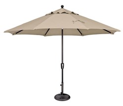 Catalina SSUM92-1109-A5422 132 in. Push Button Market Umbrella, Antique Beig - £314.10 GBP