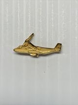 Vintage Gold Tone Airplane Tie Clip KG Men’s Career Paris Air Show Pin - $11.88