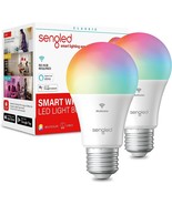 A19 Soft White Light (2700K) Sengled Smart Wifi Light Bulbs That Work, 2... - £24.47 GBP