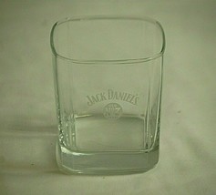 Jack Daniels Old No 7 Brand Whiskey Barware Rocks Glass Tumbler Square M... - $276.61 MXN