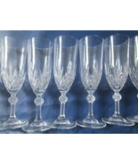 BOHEMIAN CRYSTAL CUT BALL STEM WINE WATER CHAMPAGNE GLASSES GLASSWARE PI... - £24.69 GBP