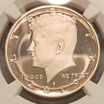 2019-S 50¢ Kennedy Clad Half Dollar PF70 UCAM NGC Certified Gem Proof Perfect - £58.11 GBP