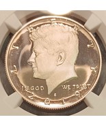 2019-S 50¢ Kennedy Clad Half Dollar PF70 UCAM NGC Certified Gem Proof Pe... - £58.56 GBP