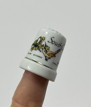 CPC South Carolina Porcelain Thimble Yellow Jessamine Carolina Wren - $8.99