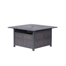 Powder Coated Aluminum Propane Gas Fire Pit Table &amp; Outdoor Furniture - $21,905.58 MXN