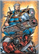 Marvels Cable &amp;  Deadpool Liefeld Art Image Refrigerator Magnet X-Men NE... - £3.16 GBP