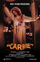1976 Carrie Movie Poster Print Sissy Spacek Piper Laurie Prom  - $8.97