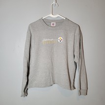Pittsburgh Steelers Sweatshirt Girls Youth Large Official NFL Apparel Ca... - £10.35 GBP