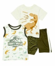 $46 Children&#39;s Apparel Network Jurassic World Beige &amp; Green Set Size 2T ... - $12.40