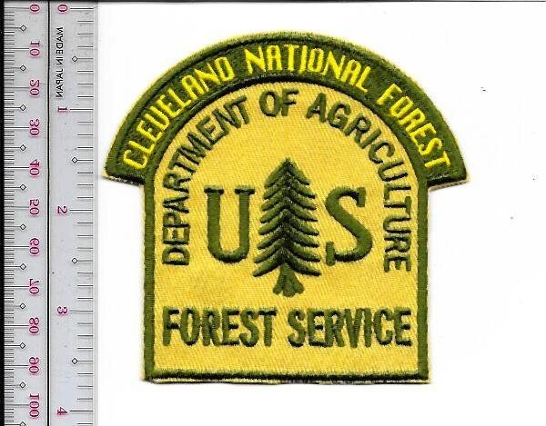 National Forest USFS California Cleveland National Forest US Forest Serv... - $9.99