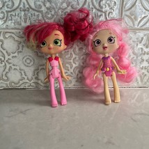 Shopkins Shoppies Rosie Bloom &amp; Bubbleisha 5&quot; Dolls - £11.44 GBP