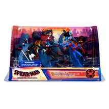 Disney Parks Spider-Man Across the Spider-Verse Deluxe 8 Figure Set NEW ... - £26.94 GBP