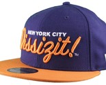Dissizit New Era Fitted 59Fifty NY Hat Navy Orange New York City - $22.50