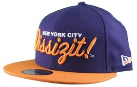 Dissizit New Era Fitted 59Fifty NY Hat Navy Orange New York City - £17.67 GBP