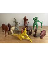 Vintage Tim-mee marx trappers indians animals - $345.26 MXN