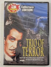 M) Trio of Terror 3 Films DVD 2003 Collector&#39;s Edition Haunted Hill Living Dead - £4.73 GBP