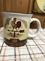 Cracker Barrel Old Country Store Fireplace Logs Ceramic Coffee Mug Cup 12 oz. - £10.26 GBP