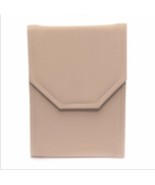 Beige Velvet Travel Jewelry Folding Organizer 8.5 x 6&quot; - £6.34 GBP