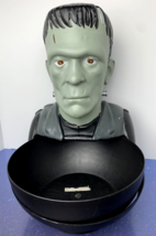 Universal Monsters Frankenstein Animated Halloween Candy Bowl TESTED/Wor... - $24.74