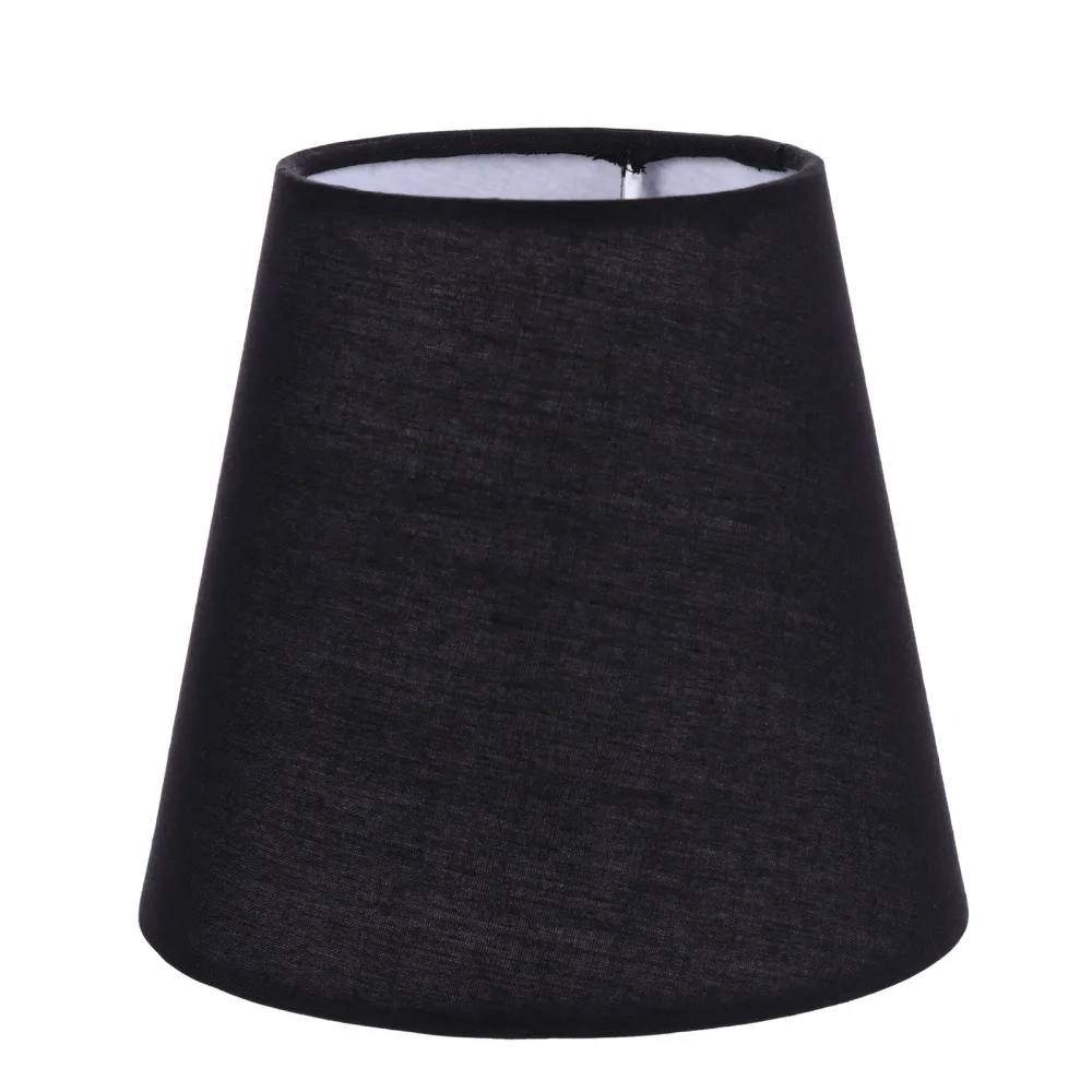 Hanging Holderss Light Table Black Bulbs Cloth Lampshade Fabric Clip Lamps - $7.93