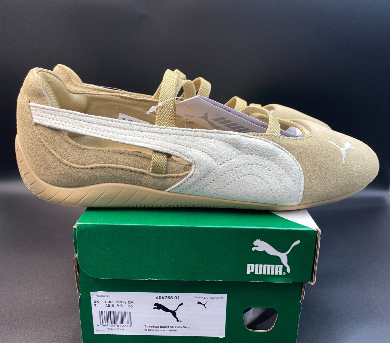 PUMA Speedcat Ballet Suede Women&#39;s Lifestyle Casual Fashion Shoes NWT 40... - $121.47