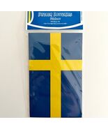 Swedish Flag Sticker Sweden Import New Sealed 4.5 x 2.75&quot; E11 - $28.01 CAD