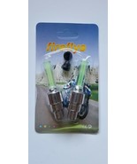 FIREFLY SPOKE LED WHEEL VALVE STEM CAP TIRE MOTION NEON GREEN LIGHT BIKE... - €6,56 EUR