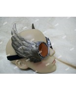 Winged Silver Goggles Steampunk Hermes Mercury Olympian Messenger Thor A... - $331.06 MXN
