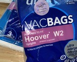 Ultracare VacBags for Hoover W2 -3 Packs 9 Bags Total Ultra Allergen Fil... - £12.46 GBP