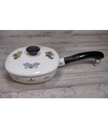 Vintage MCM Mid Century Harvest Design Small Skillet w/ Lid Georges Bria... - £12.52 GBP